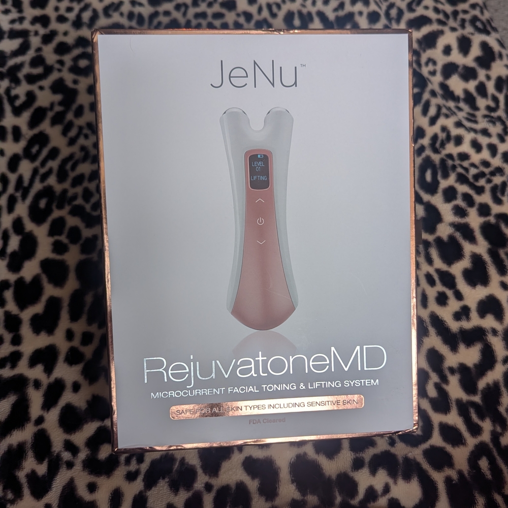 Jenu Rejuvatone MDmicrocurrent facial device for toning, lifting and smoothing